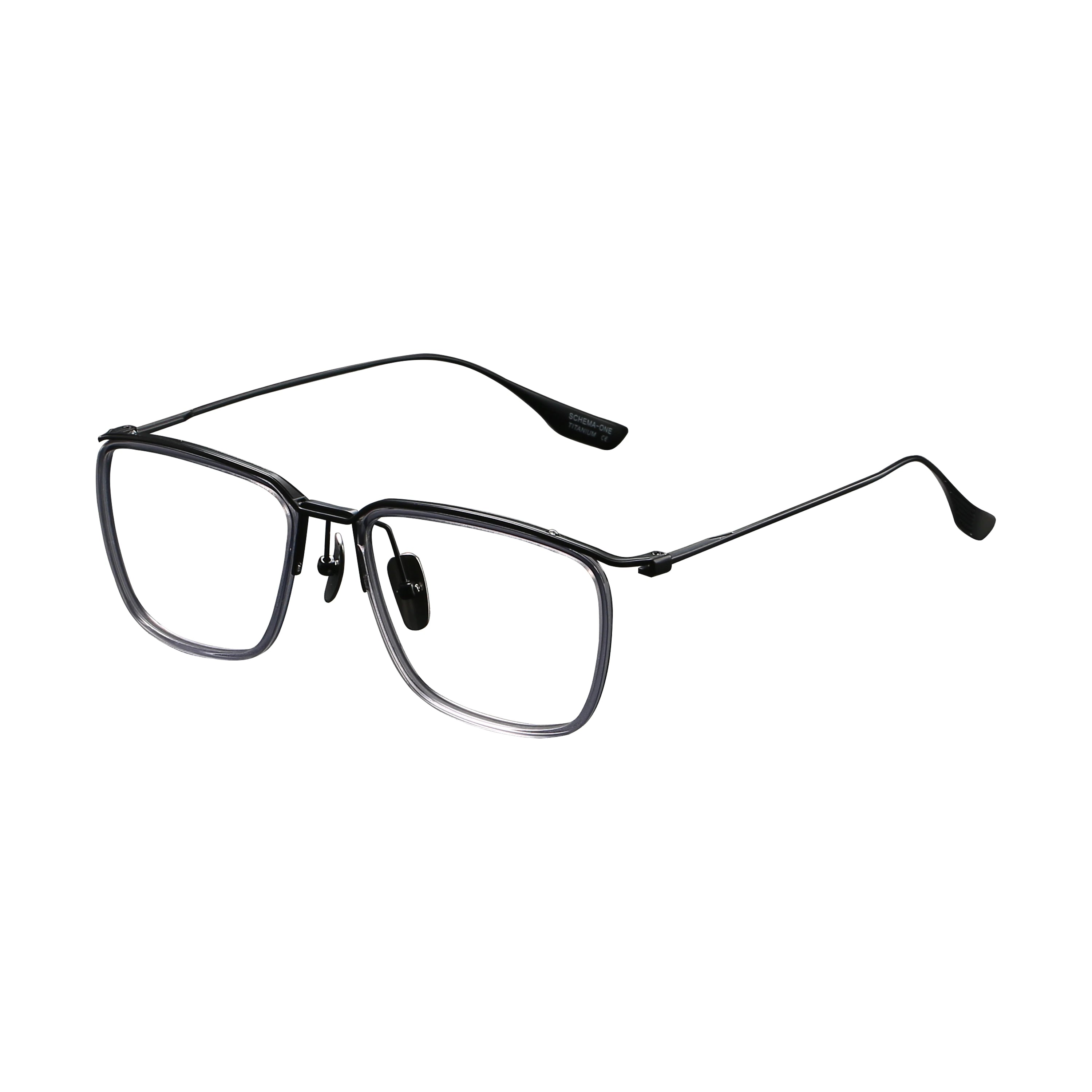 Square Glasses LE0318 - Black Gray alternate view